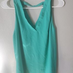 Blue tank top